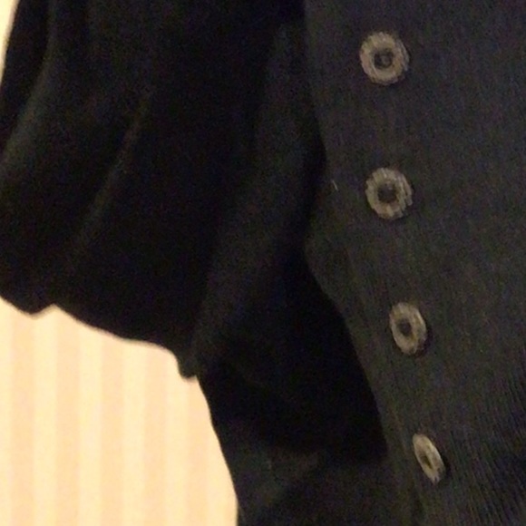 Black wool long sleeve pullover style top Preloved - Picture 3 of 6